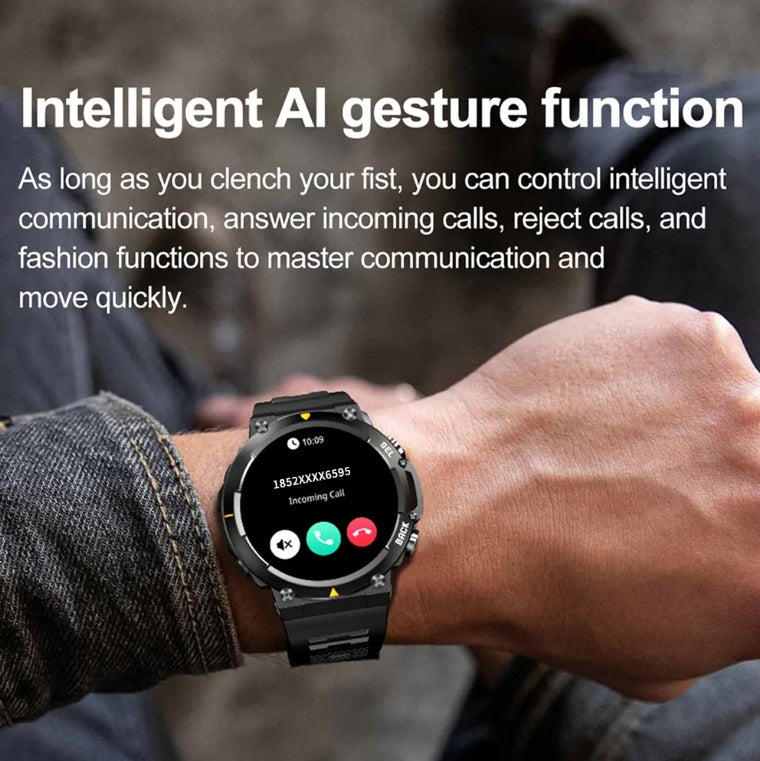 Men Smartwatch AMOLED1.43inch Big Screen