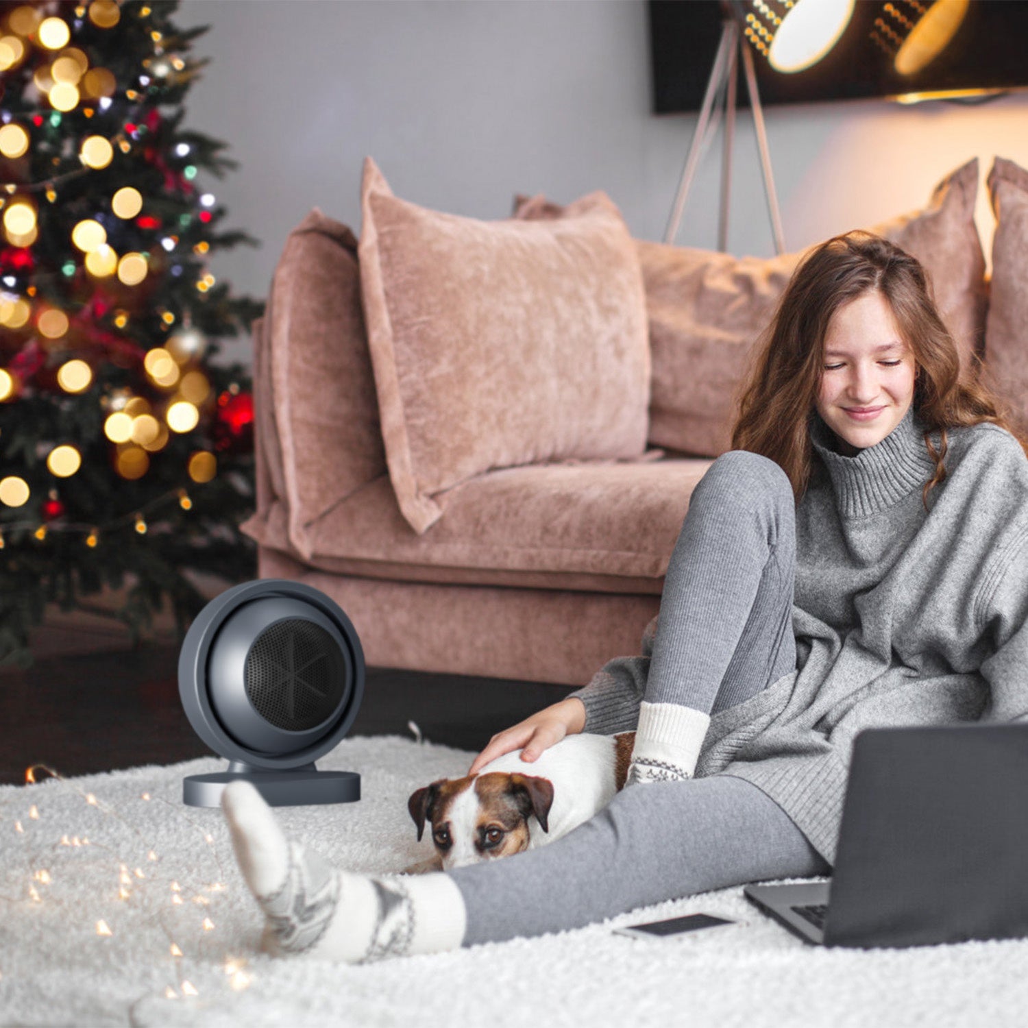 1Pc 380W Portable Heater